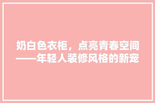 奶白色衣柜，点亮青春空间——年轻人装修风格的新宠