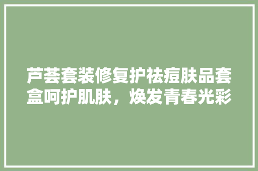 芦荟套装修复护祛痘肤品套盒呵护肌肤，焕发青春光彩